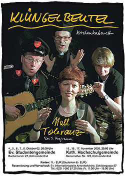 Plakat "Null Toleranz" - Anklicken zum Vergr&ouml;&szlig;ern!