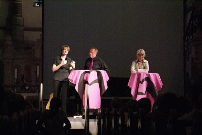Foto "Kabarettistische Bibelarbeit" Kirchentag 2011